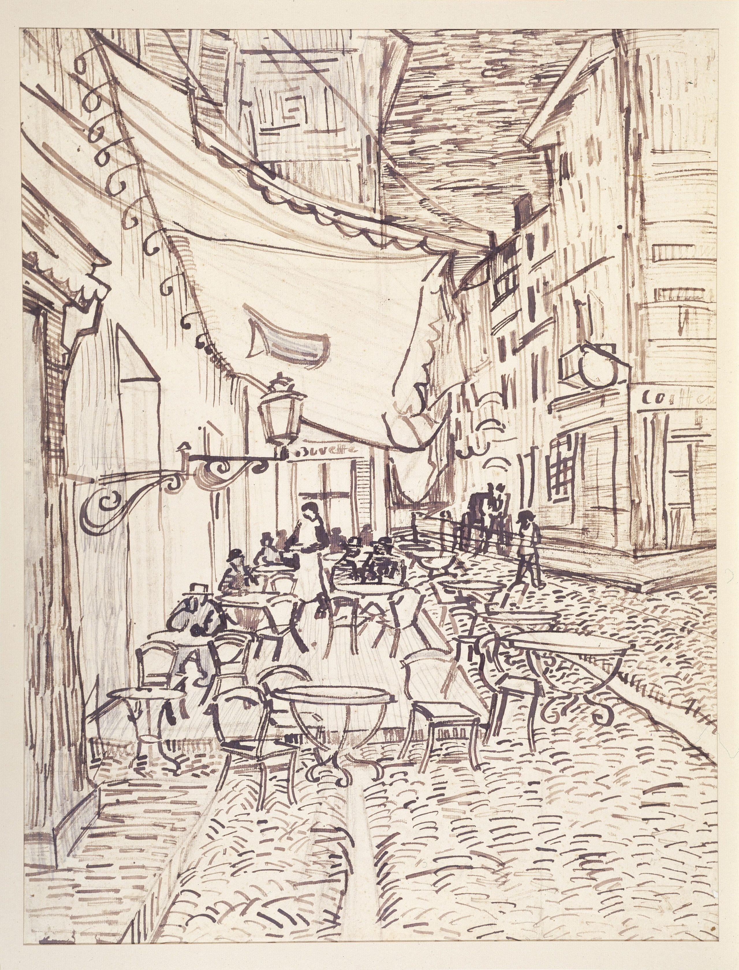 Café Terrace at Night by Vincent van Gogh
