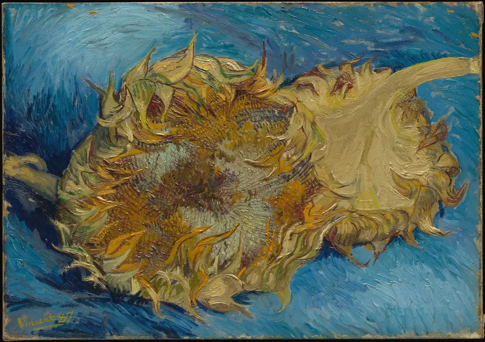 Cut Sunflowers by Vincent van Gogh